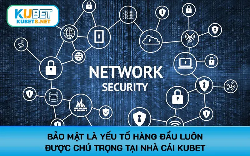 Bảo mật là yếu tố hàng đầu luôn được chú trọng tại nhà cái KUBET